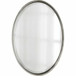 UTTERMOST SHERISE BRUSHED NICKEL OVAL MIRROR Mirrors