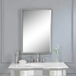 UTTERMOST Mirrors SHERISE BRUSHED NICKEL MIRROR