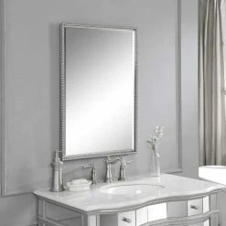 UTTERMOST Mirrors SHERISE BRUSHED NICKEL MIRROR