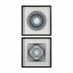 UTTERMOST STRING DUET SHADOW BOXES | SET OF 2 Wall Sculptures + Decor