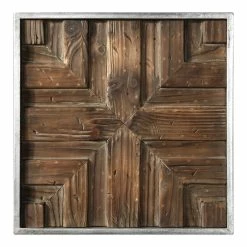 UTTERMOST Wall Sculptures + Decor BRYNDLE WOOD SQUARES WALL DECOR | SET OF 9