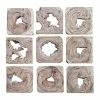 UTTERMOST BAHATI WOOD WALL ART | SET OF 9 Wall Sculptures + Decor