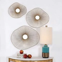 UTTERMOST AVARIE METAL WALL ART | SET OF 3 Wall Sculptures + Decor