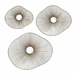 UTTERMOST AVARIE METAL WALL ART | SET OF 3 Wall Sculptures + Decor