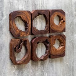 UTTERMOST Wall Sculptures + Decor ADALI WOOD WALL ART | SET OF 6