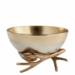 CYAN Pillows + Decor ANTLER ANCHORED BOWL