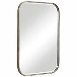 UTTERMOST MALAY ANTIQUE GOLD VANITY MIRROR