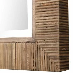 UTTERMOST CAPE RATTAN WRAPPED MIRROR