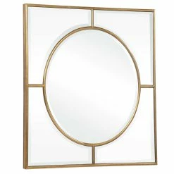 UTTERMOST Mirrors STANFORD GILDED SQUARE MIRROR