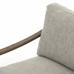 FOUR HANDS Furniture KENNEDY ARM CHAIR: GREY TWILL