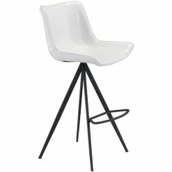 ZUO AKI LEATHERETTE BAR STOOLS | SET OF 2