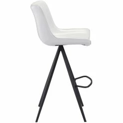 ZUO AKI LEATHERETTE BAR STOOLS | SET OF 2