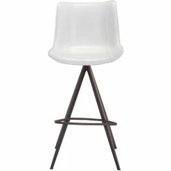 ZUO AKI LEATHERETTE BAR STOOLS | SET OF 2