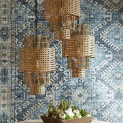 CYAN LA SELVA RATTAN PENDANT