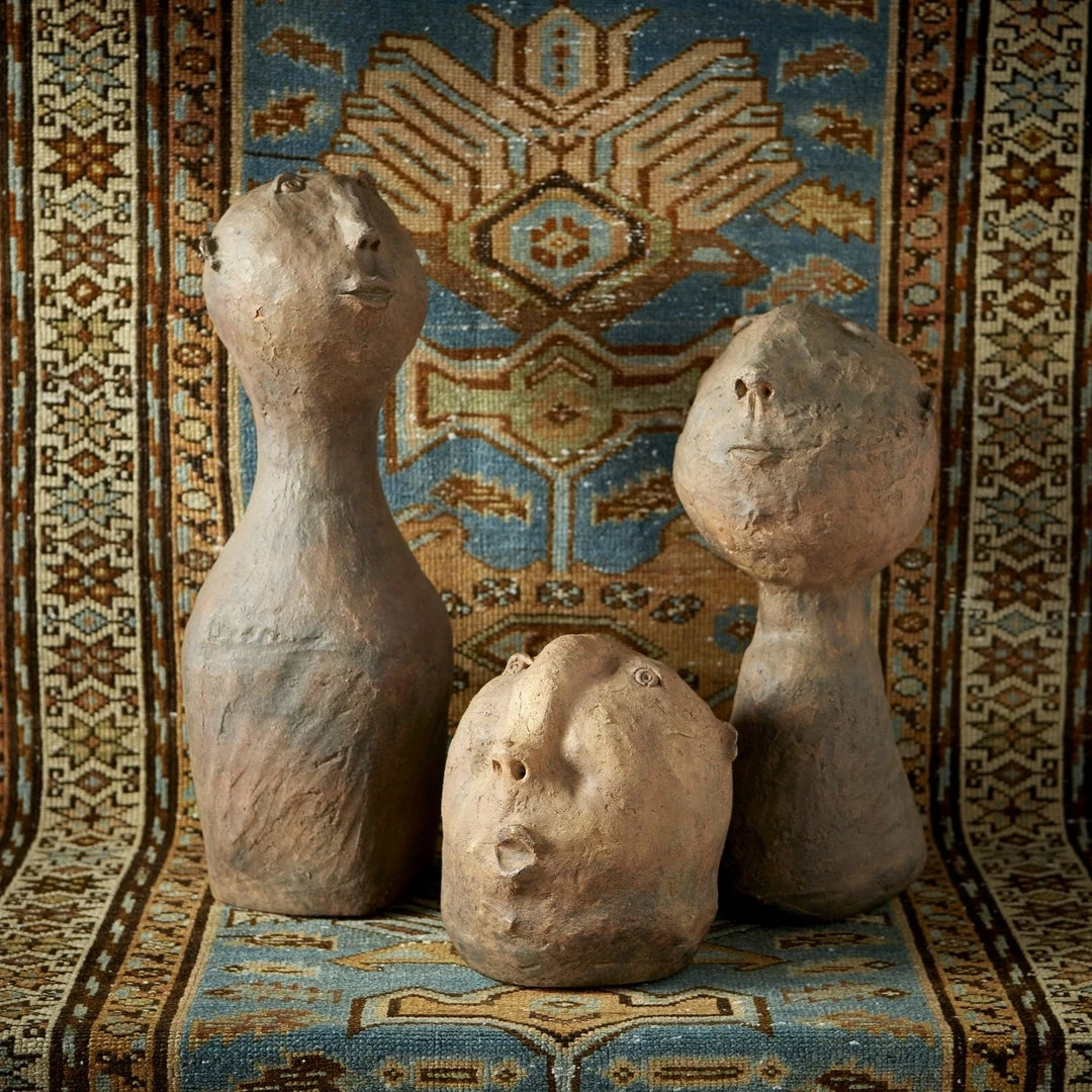 Wholesale ๐คฉ CYAN PRIMITIVE JAVA SCULPTURES โ 2 CYAN PRIMITIVE JAVA SCULPTURES