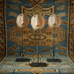 Flash Sale 🛒 CYAN PRIMITIVE EXPRESSION STAND SCULPTURES Pillows + Decor 🎉 14 CYAN PRIMITIVE EXPRESSION STAND SCULPTURES Pillows + Decor