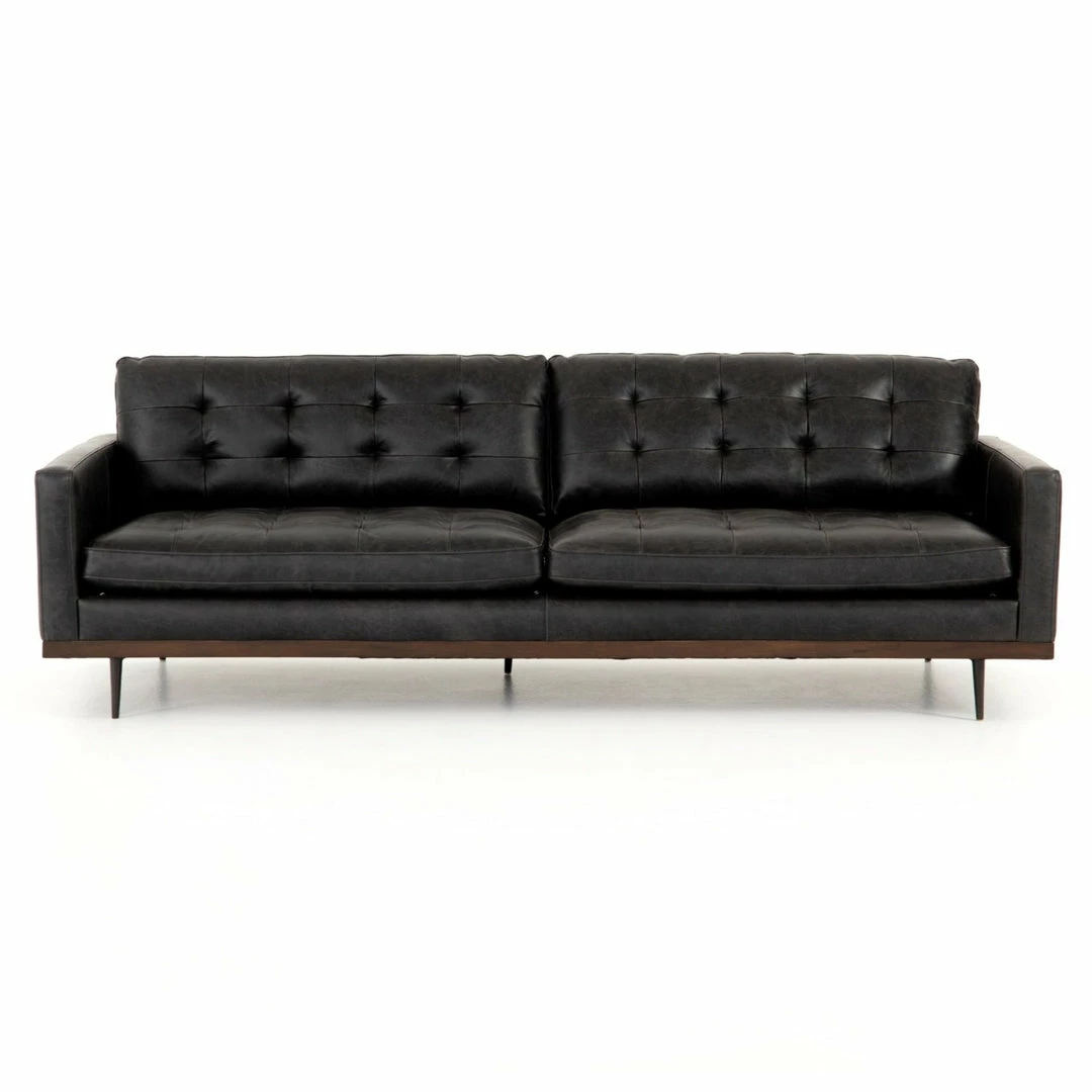 Buy โ FOUR HANDS LEXI SONOMA BLACK LEATHER SOFA Furniture ๐ฅฐ 1 FOUR HANDS LEXI SONOMA BLACK LEATHER SOFA Furniture