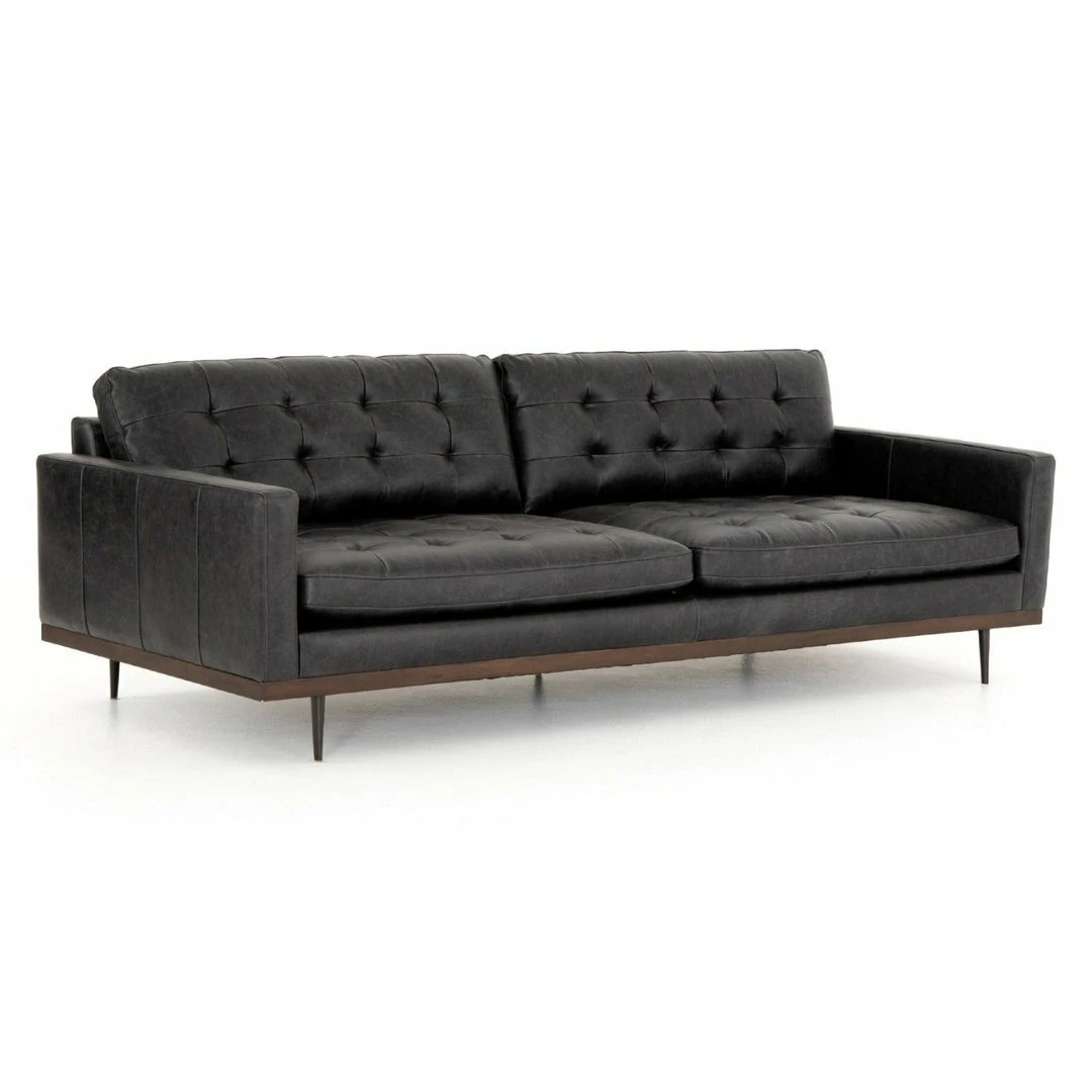 Buy โ FOUR HANDS LEXI SONOMA BLACK LEATHER SOFA Furniture ๐ฅฐ 2 FOUR HANDS LEXI SONOMA BLACK LEATHER SOFA Furniture