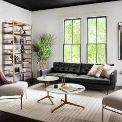 Buy โ FOUR HANDS LEXI SONOMA BLACK LEATHER SOFA Furniture ๐ฅฐ 13 FOUR HANDS LEXI SONOMA BLACK LEATHER SOFA Furniture