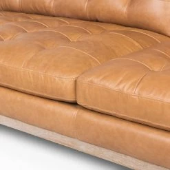 FOUR HANDS LEXI SONOMA BUTTERSCOTCH LEATHER SOFA
