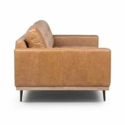 FOUR HANDS LEXI SONOMA BUTTERSCOTCH LEATHER SOFA