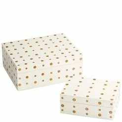 CYAN Pillows + Decor DOT CROWN BOX