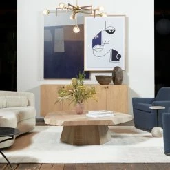 FOUR HANDS BROOKLYN LIGHT WALNUT COFFEE TABLE Furniture