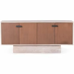 FOUR HANDS COPPER CANYON WHITE WASH ACACIA SIDEBOARD