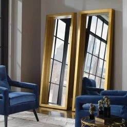 UTTERMOST Mirrors BRIXTON GOLD FLOOR MIRROR