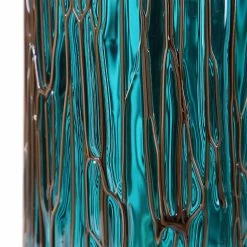 UTTERMOST Pillows + Decor DALUCÍA TEAL GLASS CANDLE HOLDERS | SET OF 2