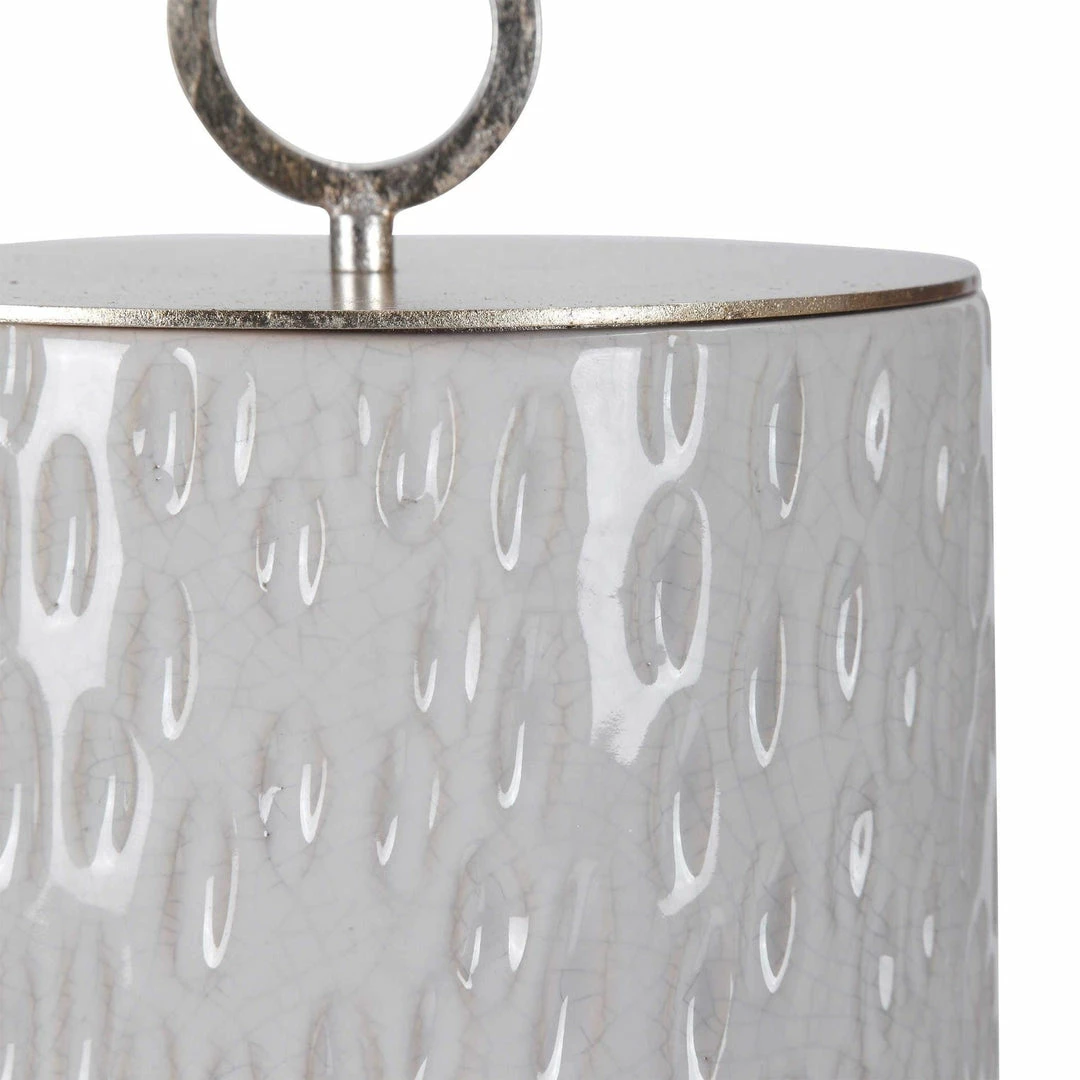 Cheapest ๐ฅ UTTERMOST CYPRIEN SMOKE GREY + WHITE CONTAINERS | SET OF 2 Pillows + Decor โค๏ธ 4 UTTERMOST CYPRIEN SMOKE GREY + WHITE CONTAINERS | SET OF 2 Pillows + Decor