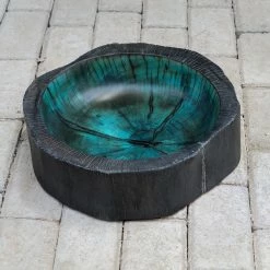 UTTERMOST KONA BOWL: AQUE, CHARCOAL Accessories