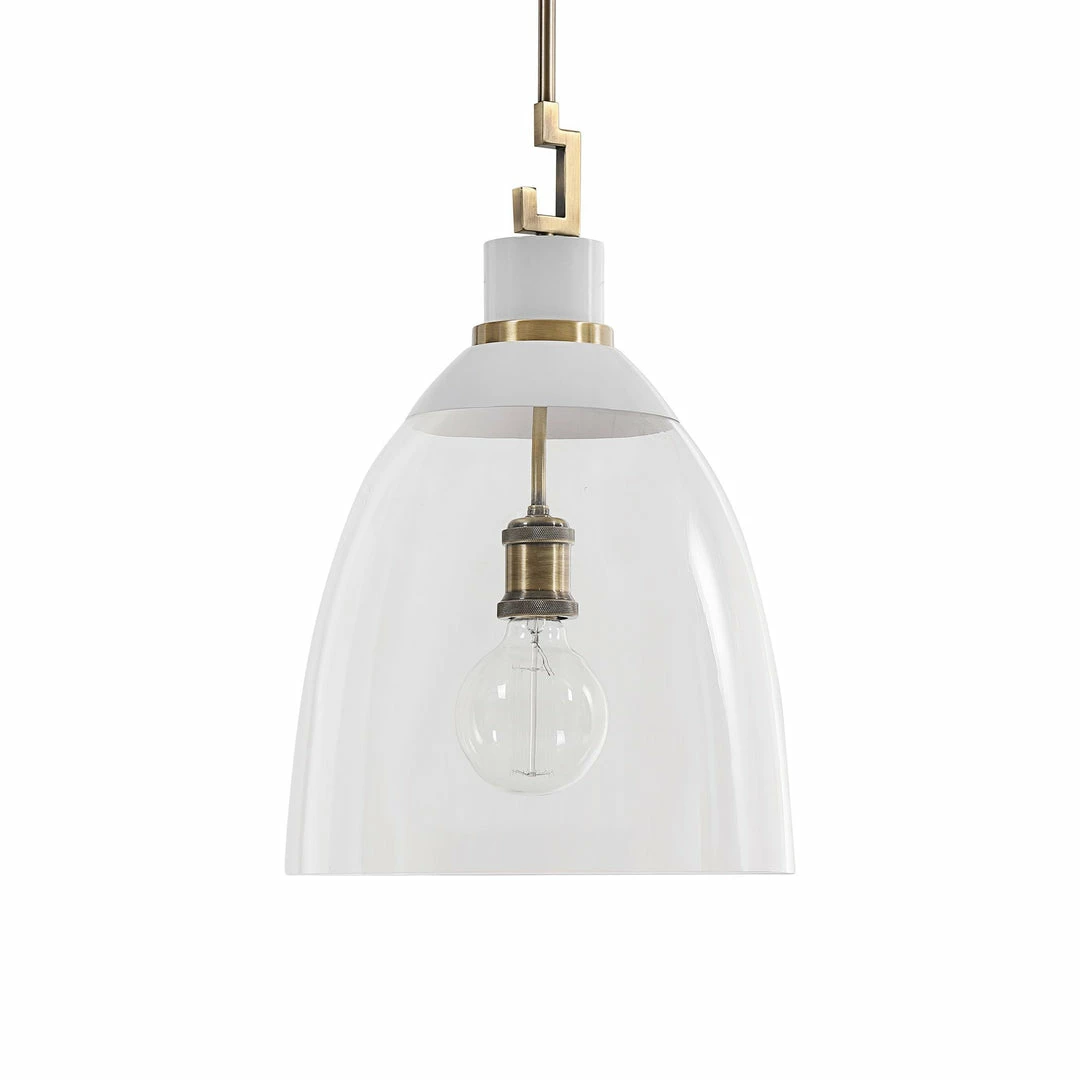Promo π UTTERMOST EVANGELINE AGED BRASS & WHITE PENDANT π€© 3 UTTERMOST EVANGELINE AGED BRASS & WHITE PENDANT