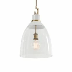Promo π UTTERMOST EVANGELINE AGED BRASS & WHITE PENDANT π€© 9 UTTERMOST EVANGELINE AGED BRASS & WHITE PENDANT