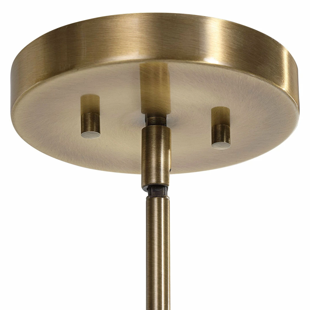 Promo π UTTERMOST EVANGELINE AGED BRASS & WHITE PENDANT π€© 6 UTTERMOST EVANGELINE AGED BRASS & WHITE PENDANT