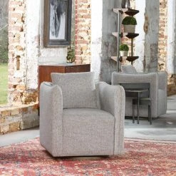 New βοΈ UTTERMOST CORBEN SWIVEL CHAIR π 13 UTTERMOST CORBEN SWIVEL CHAIR