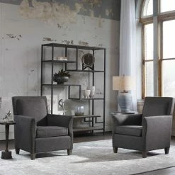 UTTERMOST GRAHAM INDUSTRAL DISPLAY SHELF