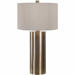 UTTERMOST TARIA BRUSHED BRASS TABLE LAMP