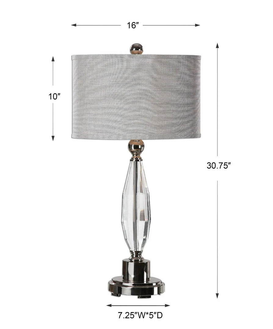 Buy ๐ UTTERMOST CLAIRE CUT CRYSTAL OVAL LAMP Lighting ๐ 3 UTTERMOST CLAIRE CUT CRYSTAL OVAL LAMP Lighting