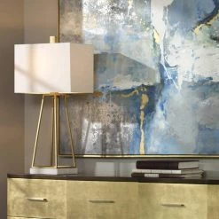 Deals โจ UTTERMOST Lighting MACK GOLD RECTANGULAR LAMP ๐ 9 UTTERMOST Lighting MACK GOLD RECTANGULAR LAMP