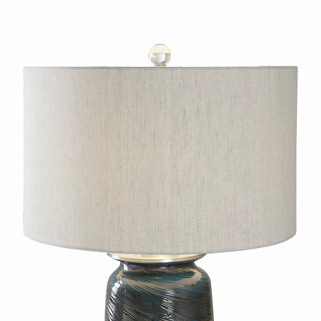 Wholesale 👍 UTTERMOST OCEAN METALLIC GLASS LAMP Lighting ⌛ 4 UTTERMOST OCEAN METALLIC GLASS LAMP Lighting