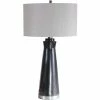 UTTERMOST Lighting VINCE CHARCOAL GLAZE CERAMIC LAMP