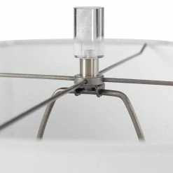 Wholesale β¨ UTTERMOST KATINA METALLIC SILVER CERAMIC TABLE LAMP π― 9 UTTERMOST KATINA METALLIC SILVER CERAMIC TABLE LAMP