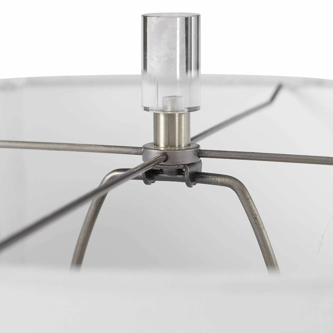 Wholesale β¨ UTTERMOST KATINA METALLIC SILVER CERAMIC TABLE LAMP π― 4 UTTERMOST KATINA METALLIC SILVER CERAMIC TABLE LAMP