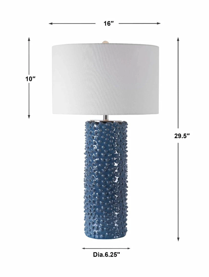 Budget โ๏ธ UTTERMOST Lighting CIJI BLUE TABLE LAMP ๐ 6 UTTERMOST Lighting CIJI BLUE TABLE LAMP