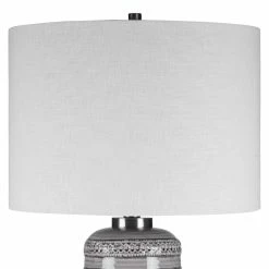 Best Pirce ๐ UTTERMOST FREYA GREY CERAMIC TABLE LAMP Lighting โ 8 UTTERMOST FREYA GREY CERAMIC TABLE LAMP Lighting