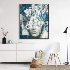 L ART Wall Art "A BOOK’S COVER" CANVAS ART