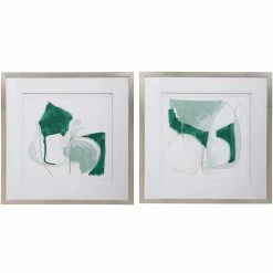 UTTERMOST Wall Art "IDLEWILD" FRAMED PRINTS | SET OF 2