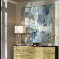 Coupon ✔️ UTTERMOST "MEDITATION" GOLD EMBELLISHED HAND PAINTING ON CANVAS ✔️ 7 UTTERMOST