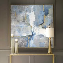 Coupon ✔️ UTTERMOST "MEDITATION" GOLD EMBELLISHED HAND PAINTING ON CANVAS ✔️ 6 UTTERMOST